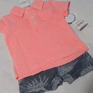 Carter's 3m NWT short set